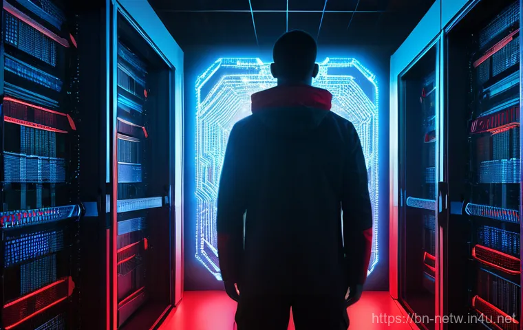 네트워크 실무와 AI 네트워크 관리의 융합 사례 - **Prompt:** An action-packed scene depicting intelligent bandwidth management and performance optimi...