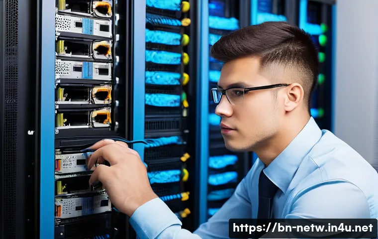 네트워크관리사와 정보보안기사의 차이점 및 활용 사례 - **Prompt: The Diligent Network Administrator**
"A professional, determined male network administ...
