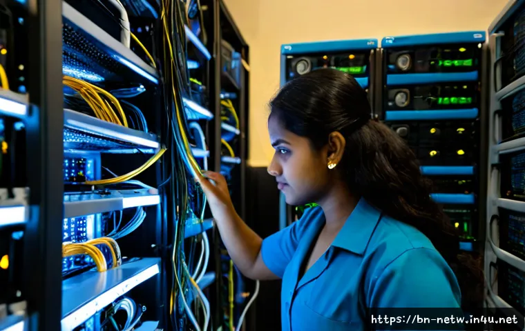 네트워크관리 실무에서 경험한 장애 처리 사례 - Photorealistic network operations room in Bangladesh, a focused Bengali network administrator troubl...